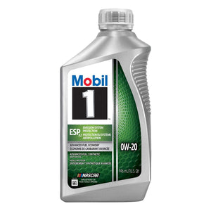 Mobil 1 ESP X2 Full Synthetic Motor Oil 0W-20, 1 Quart, Case of 6