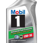 Mobil 1 Synthetic Oil 0w16 1 Quart