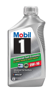 Mobil 1 Synthetic Oil 0w16 1 Quart