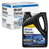 Mobil 1 122492 Delvac 1300 Super SAE 15W-40 Synthetic Blend Diesel Motor Oil, 1 Gallon x 4